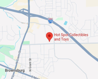 Map to Hot Spot Collectibles and Toys Map to Hot Spot Collectibles and Toys
