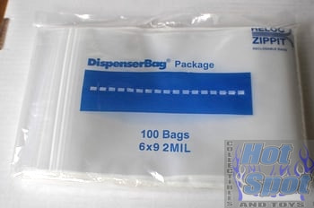 6x9 Plastic Zip Top Bags (Pack of 100)