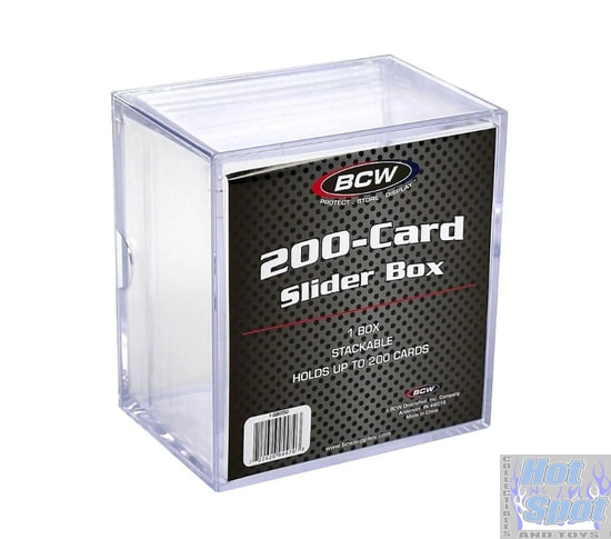 BCW 2-Piece Slider Card Box - 200 Count