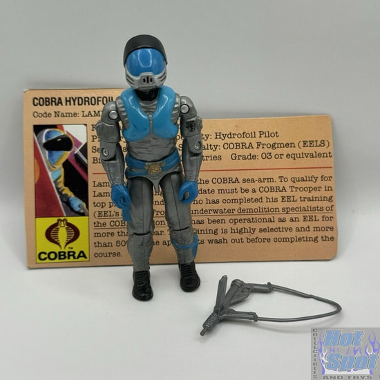 1985 Cobra Lampreys Figure & Parts