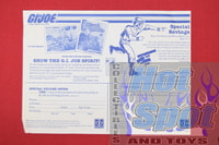 1983 MANTA / Hooded Cobra Commander Mail-In Offer Insert