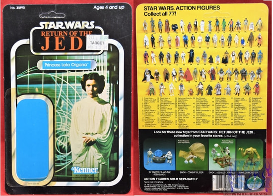 Leia Organa Kenner Card Backer