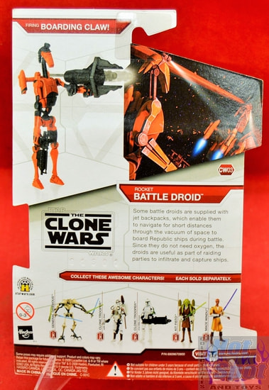 Star Wars The Clone Wars CW03 Rocket Battle Droid