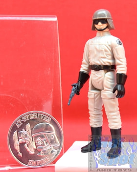 1984 AT-ST Driver POTF Figure Coin - Complete