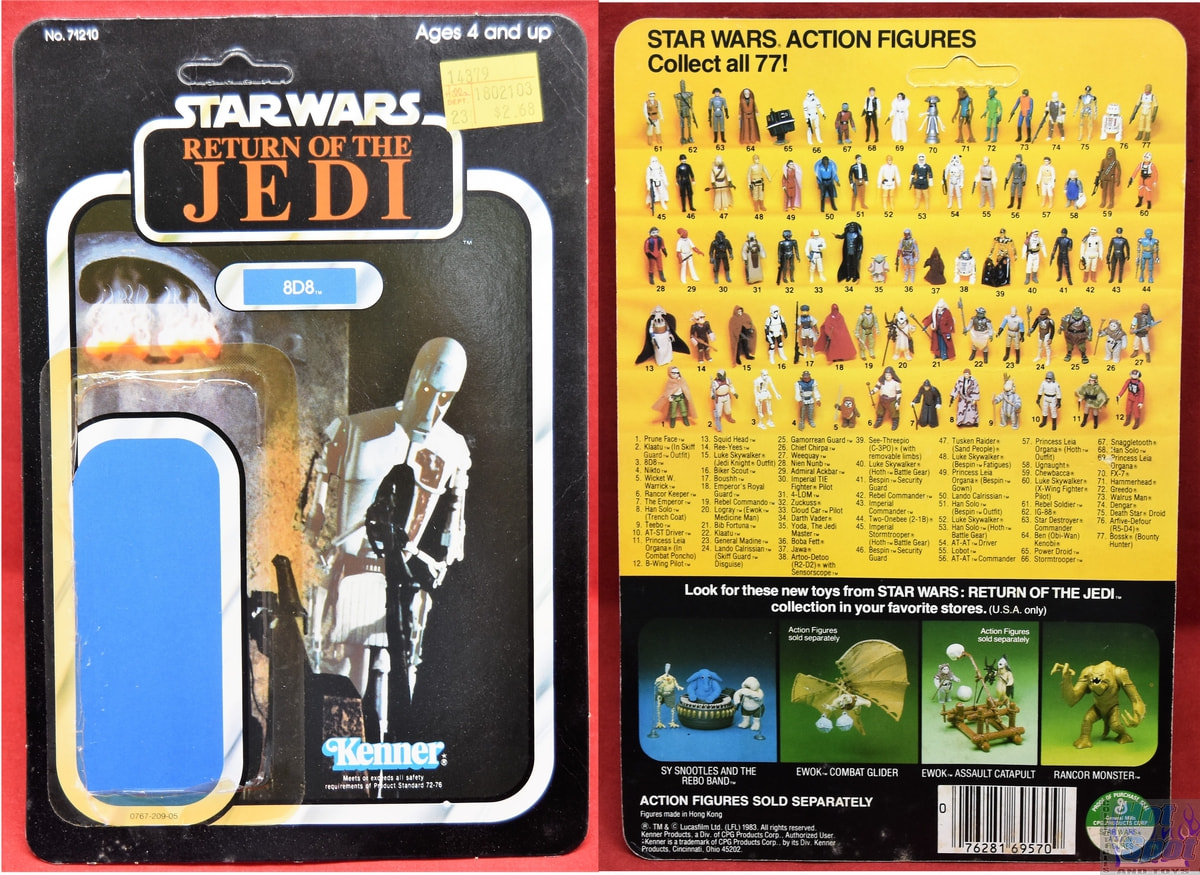 Hot Spot Collectibles and Toys - 8D8 Kenner Card Backer