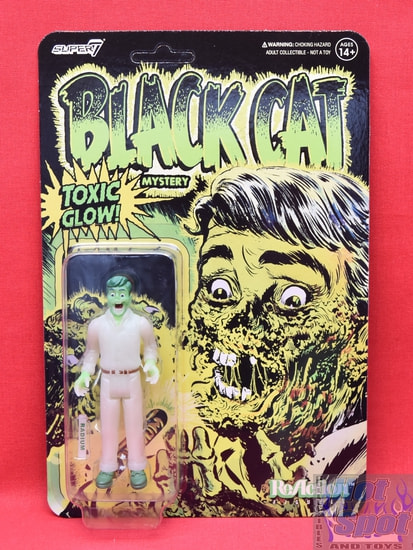 Black Cat Mystery Radium Man Toxic GLOW Figure