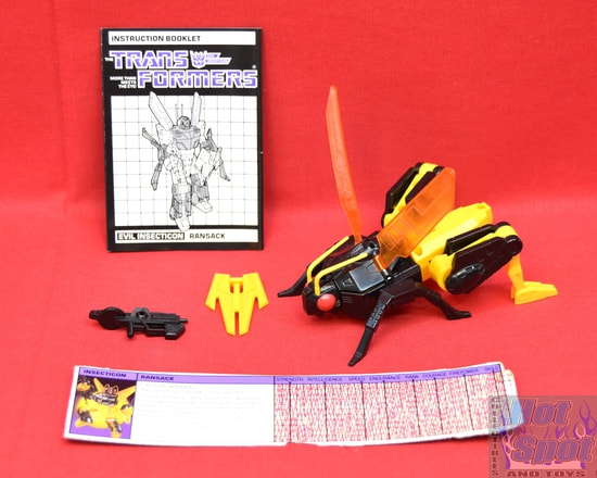 1985 G1 Ransack Insecticon Figure - Complete