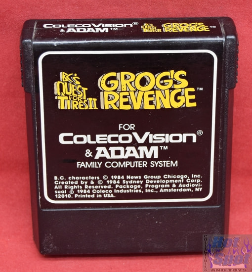 Coleco Vision BC's Quest for Tires II Grog's Revenge Game Cartridge