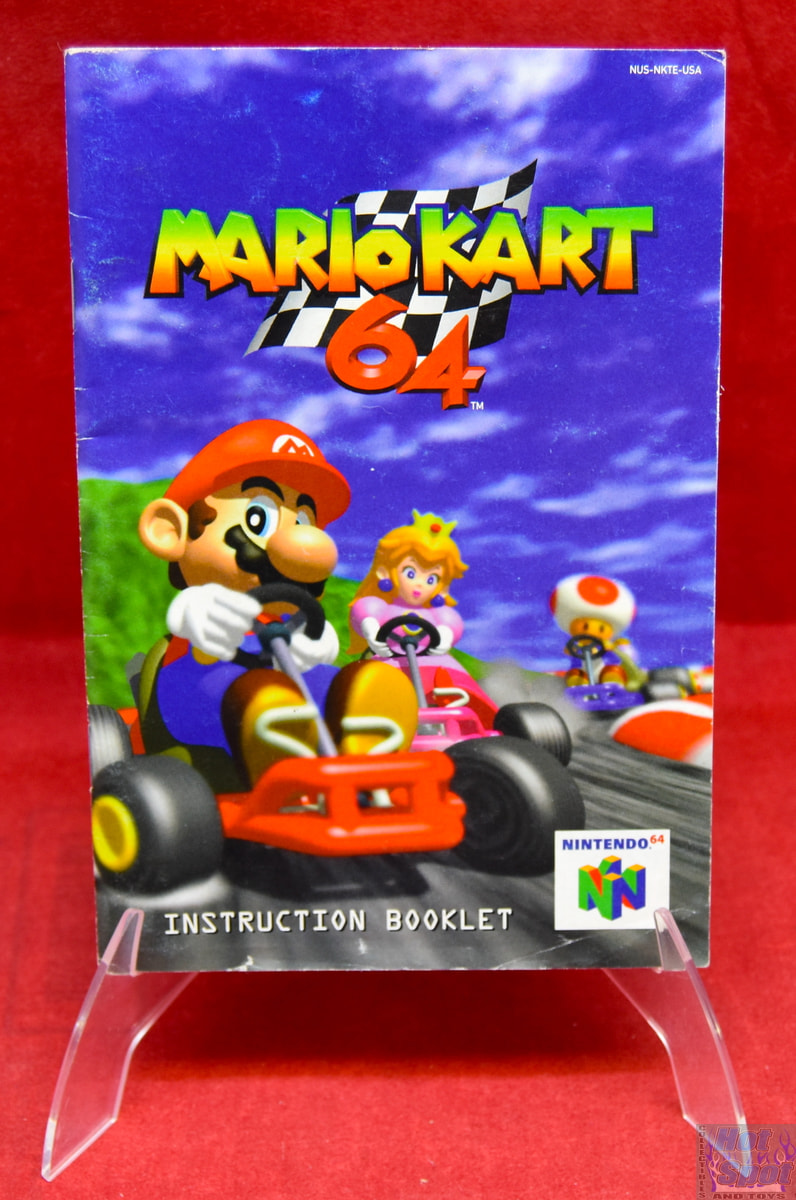 Hot Spot Collectibles and Toys - Mario Kart 64 Instruction Booklet