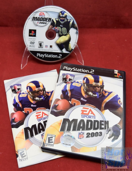 Hot Spot Collectibles and Toys - Madden 2003 PS2 Games